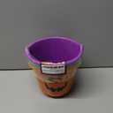 Zcaukya 3 Pack Halloween Buckets, Halloween Plastic Candy Pails, Portable Plastic Candy Trick or Treat Basket for Halloween Party Supplies, Orange Purple Green