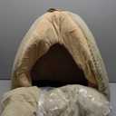 Best Pet Supplies Cat Bed for Indoor Cat, Domed Tent House with Removable Pillow, Covered Cat Cave for Small Dog, Puppies and All Breeds of Cats - Tan, 19 x 19 x H:19"