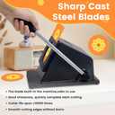 1.457"/37mm Button Paper Cutter,1.909"/48.5mm DiameterCircle Cutter, 48.5mmCircle Punch,Graphic Punch, 48.5mmDie Cutter Round Paper Cutter for Making 1.457"/37mm Mode Badges Machine