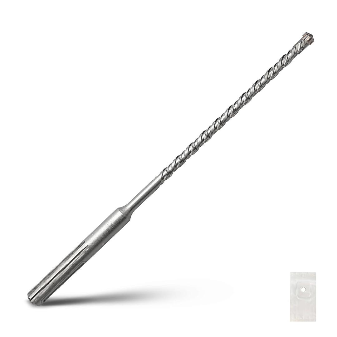 3/8 x 15 inch SDS Max Rotary Hammer Drill Bit, 10x380mm Carbide Tip Masonry Drill Bit,Concrete Drill Bit for Masonry, Brick, Stone, Concrete (Length :380mm / 15 inch, 10mm (3/8 in) Diameter)