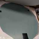 30x30 Inch Round Beveled Bathroom Mirror, Circle Frameless Copper-Free Silver Mirror, Modern Vanity Mirror, Decorative Wall Mirrors for Restroom, Bedroom, Living Room, Bathroom, Entryway