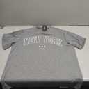 SOLY HUX Women's Graphic Oversized Tees Letter Print Summer Tops Vintage Half Sleeve Loose Casual T Shirts Size ,L, Gray 