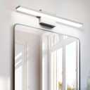 Ralbay Brushed Nickel Vanity Light for Bathroom Metal Acrylic Modern LED Bathroom Light Fixtures Brushed Nickel 24inch