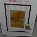 SwitchBot AI Art Frame 13.3'', Electronic Ink Picture Frame, Wireless Digital Photo Frame, Long Battery Life, Alexa Compatible, Wall Decoration, Home Dcor, AI-Generated Art, Gift for Art Lovers