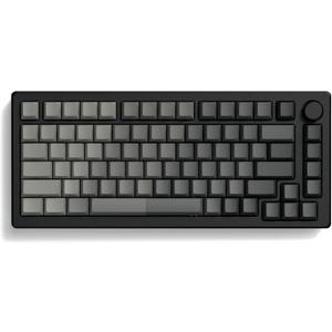 dagaladoo Double Shot PBT keycaps for Mechanical Keyboard,Shine Through keycap Cherry Profile,Gradient Grey,Side Printed Keyboard caps for Mechanical Gaming Keyboards(121key,only keycaps)