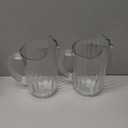 60 Oz Plastic Beer Pitcher Set,Commercial Grade Anti-Drip Restaurant Water Pitcher with Handle,Frost-Resistant Design,Ideal for margarita, Sangria, Lemonade Iced Tea (2 Pack, 60oz(1800ml))