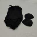 SHAPERX Women's Bodysuits Tummy Control Shapewear Seamless Sculpting Briefs Body Shaper with Removable Pads,SZ5433-Black-S/M-Plus