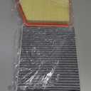 Engine+Cabin Air Filters Fit for 2021-2026 Chrysler Grand Caravan V6 (3.6L Gas), 2017-2026 Pacifica V6 (3.6L Flex/Gas) (All Not For Hybird) Engine Filter Replace Accessories CA12091 68214516AA