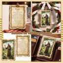 AceOrbit 30 Pcs Holy Prayer Cards Wood St. Francis Prayer for Peace Religious Holy Card for Church Prayers First Communion Christening Memorial Engrave Guest Gift Catholic Gifts