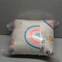 BEDMUST Kids' Rainbow Comforter Set - 3PCS Twin Size Colorful Bedding for Girls, Lightweight Soft Pink Yellow Rainbow Star Bed Set with 2 Pillowcase, Machine Washable, Durable & Cozy Bedroom Decor