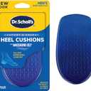 Dr. Scholl's Heel Cushions with Massaging Gel Advanced // All-Day Shock Absorption and Cushioning to Relieve Heel Discomfort (1 Count (Pack of 1))