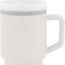 Infantino My 1st Tumbler, 9 Oz. Silicone Sippy Cup with Straw & Handle, Spill-Resistant Baby Cup for On-the-Go, BPA-Free Transition Bottle, Cream