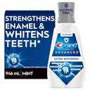 Crest Pro-Health Advanced Mouthwash, Free, Extra Whitening, Energizing Mint Flavor, 946 mL (32 fl oz)