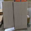 Art3d 2-Pack 48" x 24" Acoustic Wood Panels for Wall, Soundproof Wood Slat Panel for Wall and Ceiling, 3D Fluted Sound Absorbing Paneling for Interior Wall Decor, Living Room, Bedroom - Oak