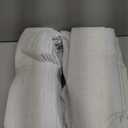 MIULEE Natural Pinch Pleated 100% Blackout Linen Curtains 92 Inch Length 2 Panels Set, Black Out Memory Trained Pleat Curtains Light Blocking Room Darkening Drapes for Bedroom Living Room Window