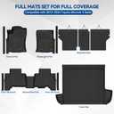 NQOQN Custom Fit Floor Mats for 2014-2019 Toyota Highlander