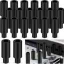 Hicarer 10 Pcs 2 Inch Welding Table Fixture Pins, 5/8 Bottom Diameter, 1" Top Diameter, Stop Alignment Square Mount Fixed Kit Welding Table Accessories Portable