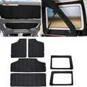 Car Roof Window Heat Insulation Cotton Pad Kit Hardtop Headliner Roof Heat Insulation Mat for Jeep Wrangler JK 4-Door 2012-2017 Interior Accessories