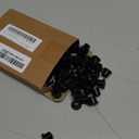 M METERXITY 55-Pack 7/16 Inch Drill Hole, 1/4 Inch ID Silicone Rubber Grommets for Wiring, Wire Cable, Hole Plugs, Automotive, Firewall, Desk, Water Pipe, Hydroponic [Black]