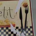 Stupell Home Dcor Bon Appetit Kitchen Wall Plaque, 7 x 0.5 x 17, Proudly Made in USA
