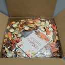 Fall Decor, Fall Garland with Lights, 6FT Autumn Eucalyptus Leaves Lighted Garland Thanksgiving Harvest Festival Decorations for Home Mantle Porch Outdoor Indoor Wedding Table Wall Arch Decor (1 Pcs)