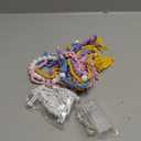 Mkono Macrame Hanging Photo Display Wall Decor with String Lights, Boho Wooden Beads Garland Collage Picture Card Frame Holder with 45 Clips for Bedroom Living Room Dorm, Teen Girls Christmas Gifts (Large, Multi)