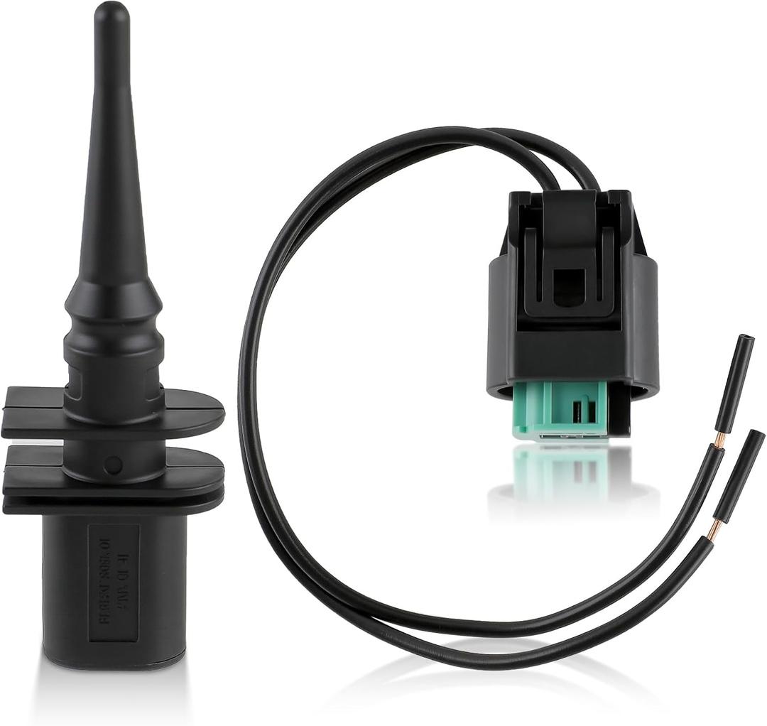65816905133 Outside Ambient Air Temperature Temp Sensor with Connector Pigtail Plug 65816905050 Compatible with BM 128i Compatible with 323i Compatible with 325i Compatible with Mini Cooper