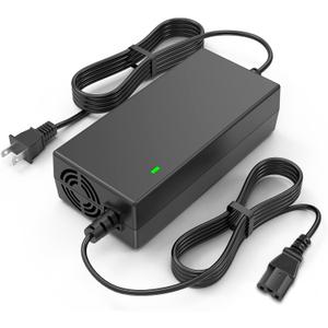 TREE.NB AC 110V to DC 48V 2.5A Lead Acid Battery, Switching Adapter Power Supply for Ebike Scooters Bycle 3 Holes Plug