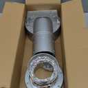 90Magnetic Dryer Vent Coupling-Quick Connection and Disconnection Strong Magnet Self-Alignment Design Quick-Installation Dryer Magnetic Vent Connector Dryer Vent Connector KitSilver