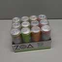 ZOA Zero Sugar Energy Drink, Tropical Variety Pack, 12 Pack, 12 Fl Oz | With Electrolytes, Vitamins B and C, supporting hydration with 160 mg plant based caffeine from green tea and green coffee (EXP 08/09/26)
