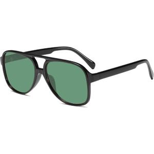 YDAOWKN Retro Aviator Sunglasses for Women Mens Large Frame Classic Vintage 70s Sun Glasses Aviators