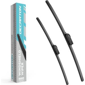 2 x 2-Piece Windshield Wipers For Ford Mustang Mach-E 2021 2022 2023 2024 Replacement For All-season Front Wiper Blades Set