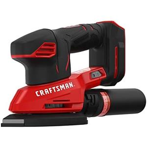 CRAFTSMAN 20V MAX Cordless Detail Sander, Tool Only (CMCW221B), Red