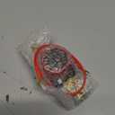 Joinfworld Top Post Battery Disconnect Switch 12V-48V with Led Voltmeter, DC 5-60V Battery Kill Switch Negative On/Off Battery Cut Off Switch for Marine, Cars, Vehicles, RVs and Boats