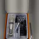 oneisall Dog Clippers Low Noise, 2-Speed Quiet Dog Grooming Kit Rechargeable Cordless Pet Hair Clipper Trimmer Shaver for Small and Large Dogs Cats Animals (Gold)