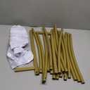 Queension Large Wedding Arch for Ceremony 7 Ft, Metal Balloon Arches Backdrop Stand with Metal Base for Party Supplies, Outdoor Garden Trellis with Water Bag for Climbing Plant, Round Frame, Gold