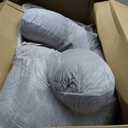 Momcozy Pregnancy Pillows for Sleeping, U Shaped Full Body Maternity Pillow with Removable Cover - Support for Back, Legs, Belly, HIPS for Pregnant Women, 57 Inch Pregnancy Pillow for Women, Grey