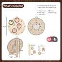 Ring Toss Game for Adults and Kids - Indoor & Outdoor Hook and Ring Game for Parties, Camping & Backyard for Family & Friends