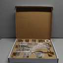 IMLEZON Pot Filler Faucet Stainless Steel Commercial Wall Mount Kitchen Sink Faucet Folding Stretchable with Single Hole Two Handles