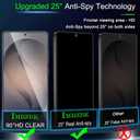 IMBZBK [Auto-Dust Removal] Privacy Screen Protector for Samsung Galaxy S26 Ultra [6.9 INCH] Anti Spy Private Accessories, Case Friendly, 3 Military Grade Tempered Glass 3 Camera Lens Protector