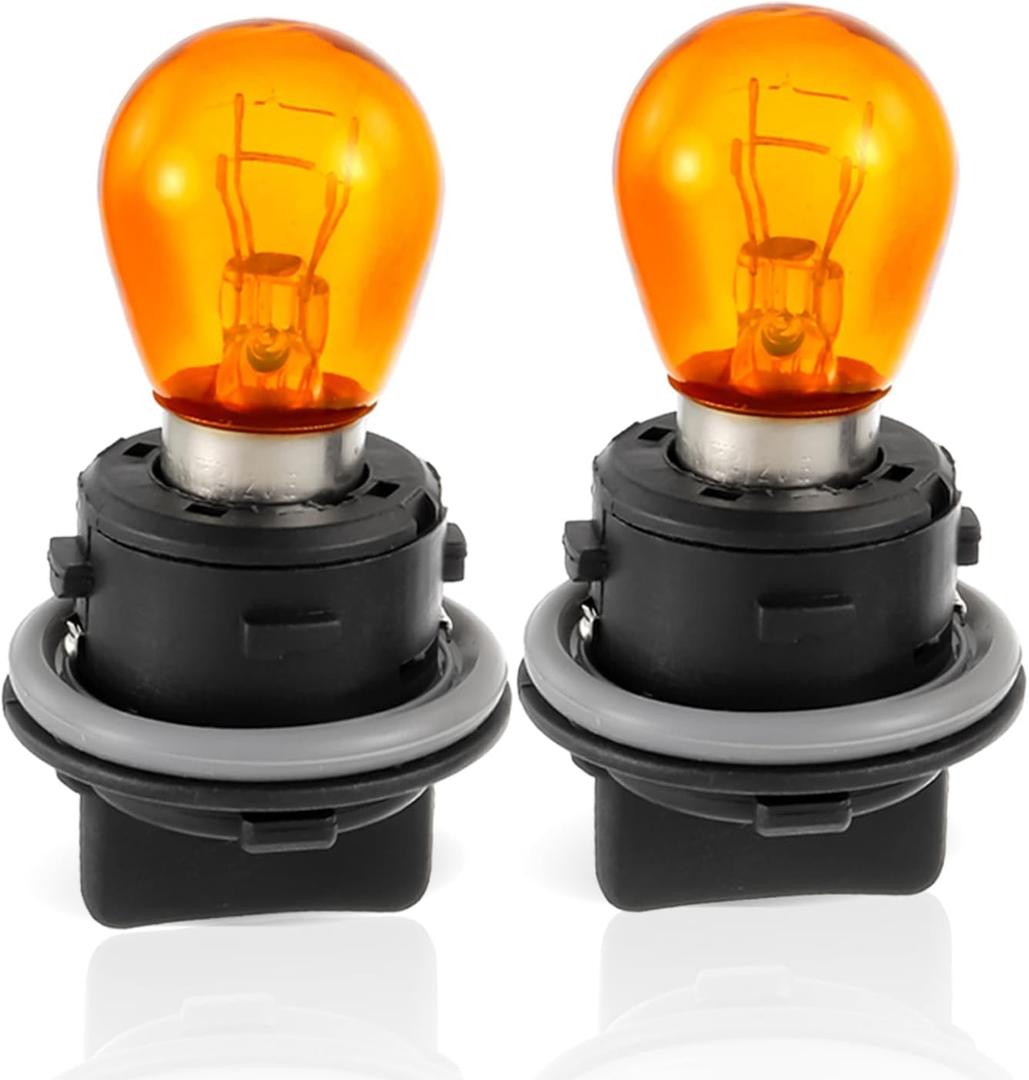 92166-3K000 Front Turn Signal Lamp Socket with Bulb, Fit for 2012-2019 Kia Soul Sport age Forte, 2014-2017 Hyundai Sonata Elantra, Headlight Turn Signal Lamp Holder witn Bulbs (1 Pair)