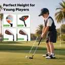 Kids Golf Clubs Set for Boys & Girls Ages 3-12, Junior Golf Set with Stand Bag, Driver, Hybrid, Irons & Putter, Youth Golf Club Set Right Handed