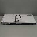 Kohler R22153-SD-BL Rune Single Handle Kitchen Faucet with Pull Down Sprayer and Soap Dispenser, Matte Black