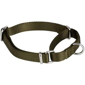 Hyhug Martingale Collar for Dogs Small Green |Escape - Proof Heavy Duty Nylon Durable No Buckle, Ideal for Training & Daily Walks