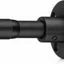 Heavy Duty Shower Rod - Industrial Shower Curtain Rod Wall Mounted for Bathroom,Closet,Room Divider,Outdoor Patio - 28 to 76"Adjustable Shower Pole - Matte Black (29-76" (1 Pack))