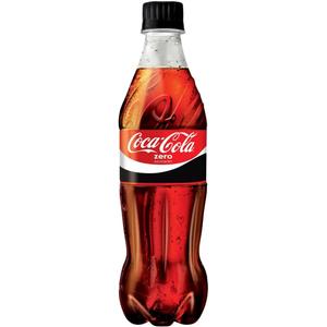 Coca-Cola Zero 500ml Plastic Bottles (Pack of 12)
