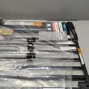 BABELIO 26-28.5 Inch Narrow Easy Install Baby Gate, Auto-Close Pet Gate for Small Stairs and Doorways, NO Drilling Pressure Mounted, NO Extensions, Black