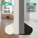 OSAMEDA Door Draft Stopper 36 Inch Adjustable Under Door Sweep, Noise Blocker & Gap Filler for Bottom of Doors, Blocks Draft & Breeze for Improved Insulation, Beige