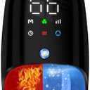 Fsa Hsa Eligible Cordless Hand Massager with Heat and Compression, Roller Kneading Massage, Fan Cooling, and Wrist Massage, Hand Massager for Arthritis and Carpal Tunnel, Gifts for Women Men (Black)