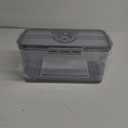 Bread Box for Homemade Bread Boxes for Kitchen Counter Airtight, Time Recording Bread Storage Container with Lid, Bread Containers Storage Airtight Loaf Bread Keeper, Grey